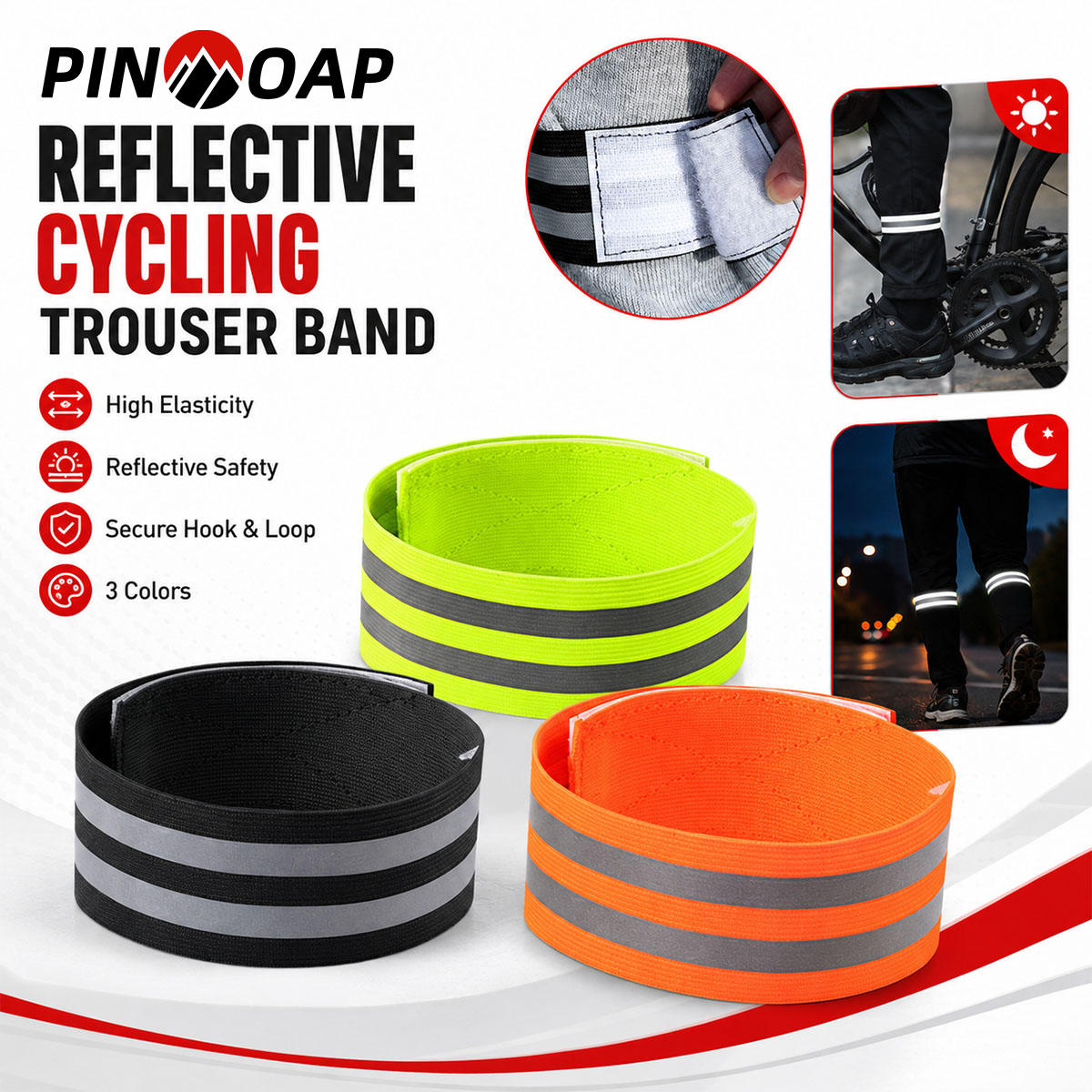 Cycling Gear Brands - PINMOAP 1/2PCS Bicycle Pants Leg Strap