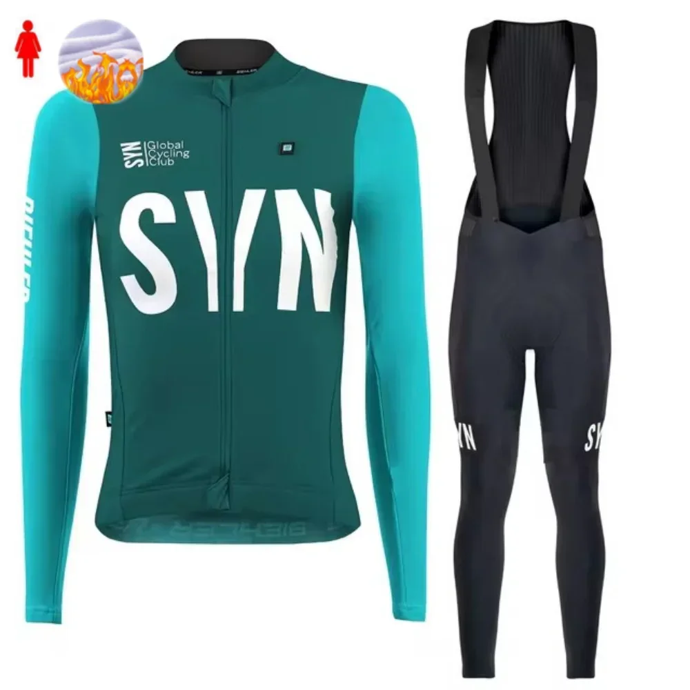 SYN Winter Fleece Cycling Jers - Cycling Gear Jersey 评论和价格