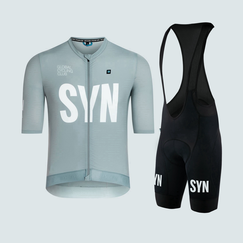 Silver gray short sleeved cycl - Cycling Gear Brands 评论和价格